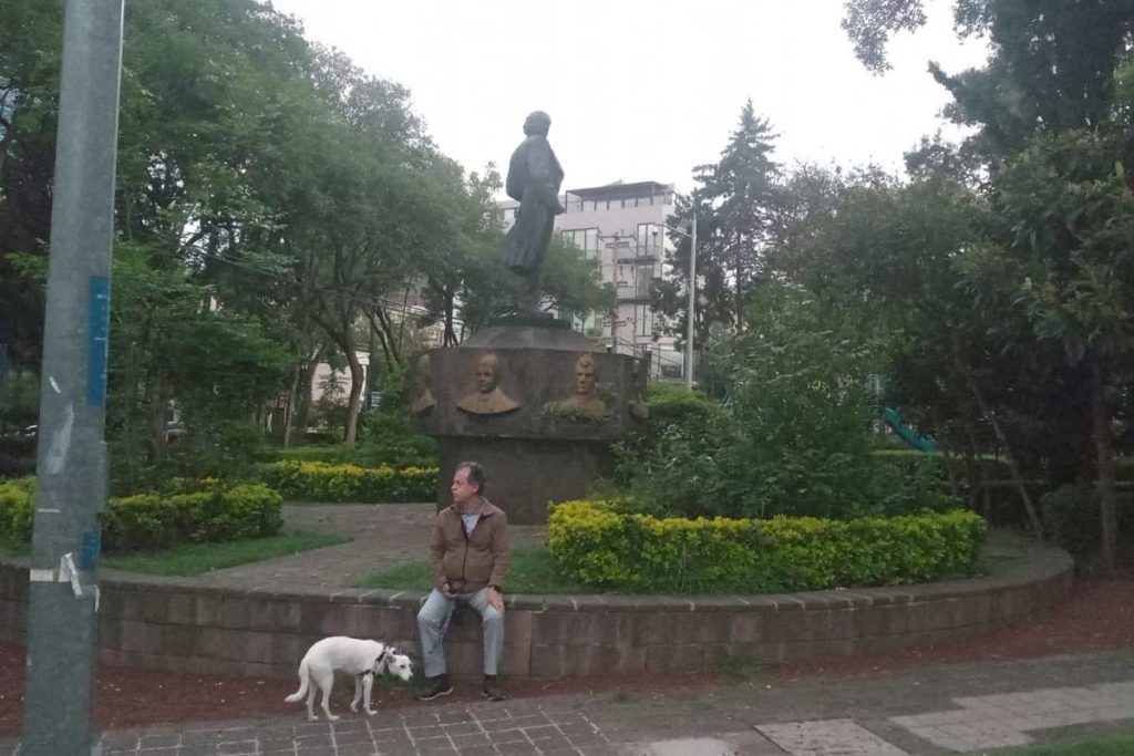 El parque de la Bola en una tarde de verano