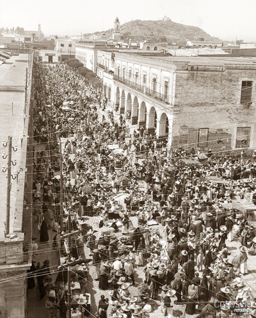 Vista panorámica del mercado de Mazatlán, Sinaloa