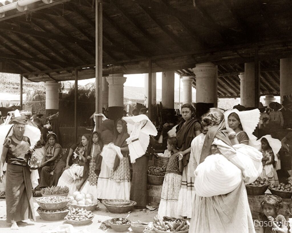 Un mercado en Tehuantepec, Oaxaca